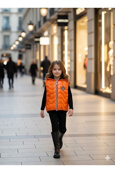 BEGONYA BEBECE KIDS Kapsonlu Sisme Mont Kiz Cocuk Water Repellent Feature Pol...