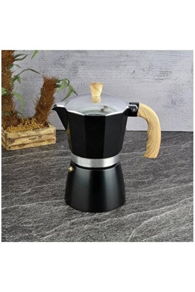 FATİHAVM61 Chef Star Stovetop Moka Pot 6 Cup Aluminum Coffee Espresso Pot 300 ml