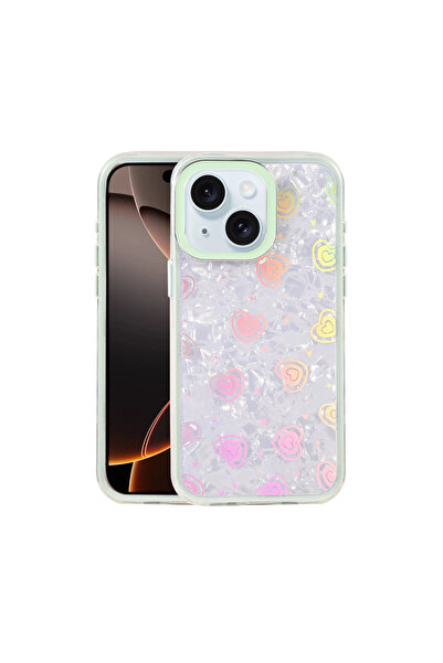 eco port غطاء آيفون 15 بنمط لومي - أخضر