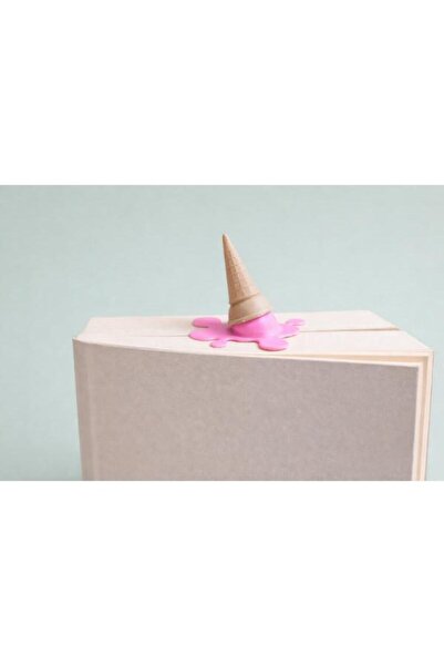 MisterionStudio علامة كتاب لطيفة على شكل آيس كريم ذائب (قطعتان) - علامة كتاب