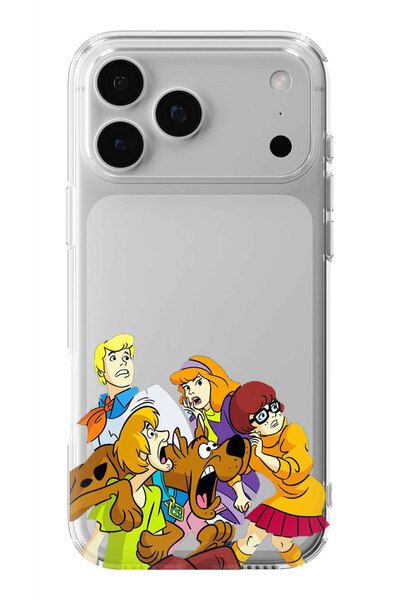 Multitronic حافظة شفافة مطبوعة بتصميم سكوبي دو متوافقة مع آيفون 17 برو