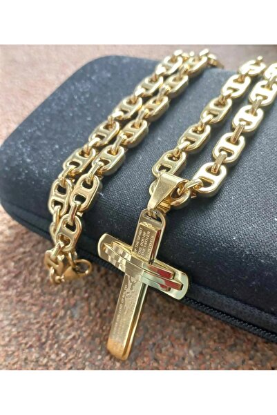 Mihasem Plated stainless steel chain and medallion