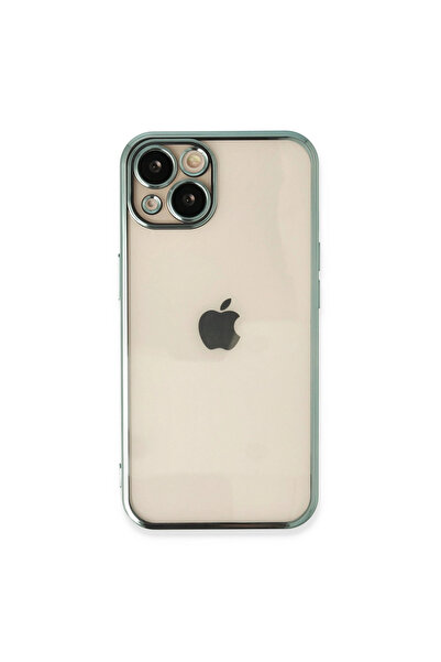 eco port iPhone 13 Case with Camera Protection Lens Silicone - Green