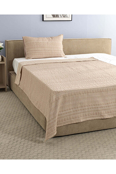 REDTAG غطاء سرير جاكار بيج مكون من قطعتين (مقاس فردي)