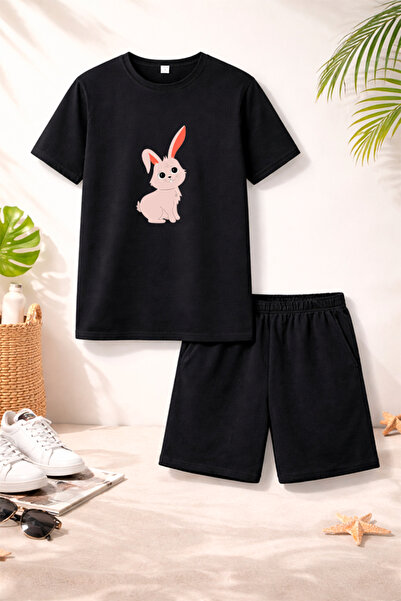 genosha Μπλουζάκι Σορτς Παιδικό Σετ 100% Βαμβάκι Άνετη Εφαρμογή Καθημερινό Χα...