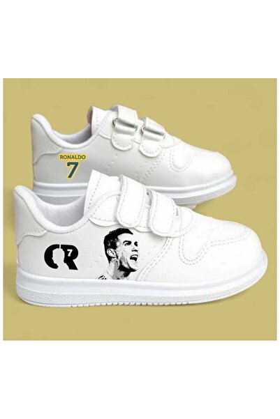 lias desing CR7 черни детски спортни маратонки Ronolido с печат