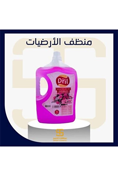 Drill منظف ​​ومطهر للأرضيات - باقة زهور، عبوة من 6 زجاجات سعة 3 لترات
