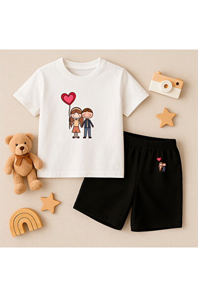 genosha Μπλουζάκι Σορτς Παιδικό Σετ 100% Βαμβάκι Άνετη Εφαρμογή Καθημερινό Χα...