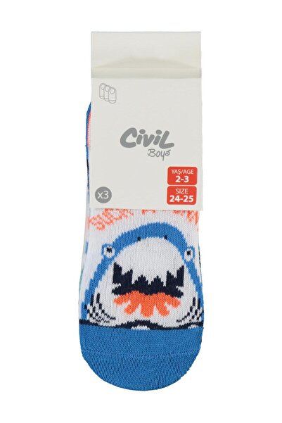 Civil Boys جوارب رقص الباليه للرجال من Shark مكونة من 3 قطع للأعمار من 2 إلى ...