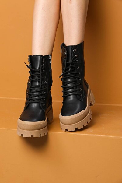 Flaubert -дамски зимни ботуши, с връзки