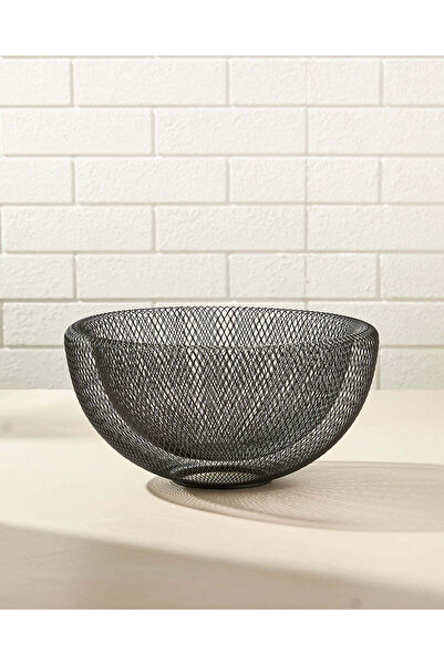 REDTAG سلة مستديرة من المعدن الأسود