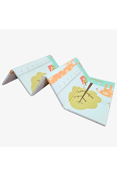 Avaleea Covoraș termic de joacă cu 2 fețe, model girafă și pinguin