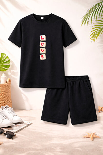 genosha Μπλουζάκι Σορτς Παιδικό Σετ 100% Βαμβάκι Άνετη Εφαρμογή Καθημερινό Χα...