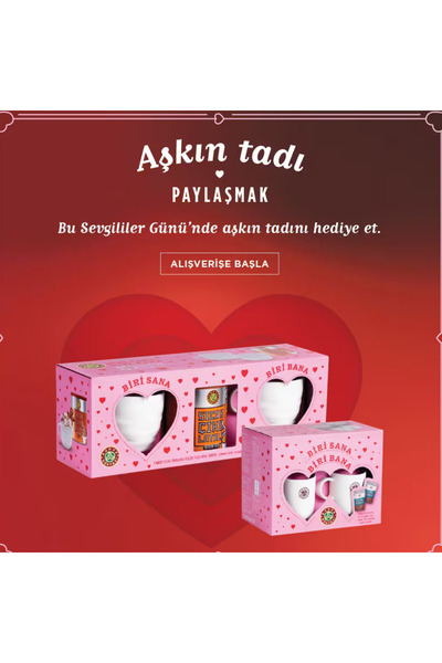 Kahve Dünyası Sevgililer Günü Sıcak Çikolata Seti