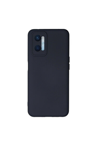 FREEDOM STOREE جراب اوبو A96 نانو من الداخل سيليكون مخملي - أزرق داكن