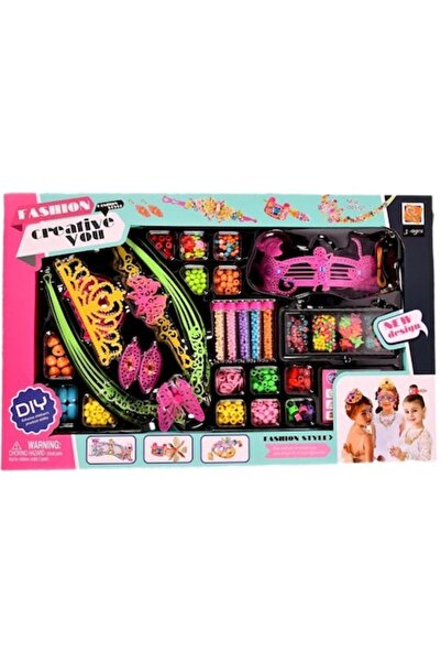 Avaleea Bead Craft Set for Girls, Crown and Other Accessories