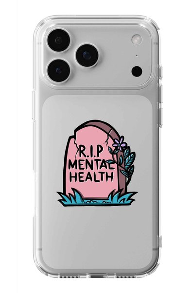 Multitronic iPhone 17 Pro Compatible Rip Mental Health Design Printed Transpa...