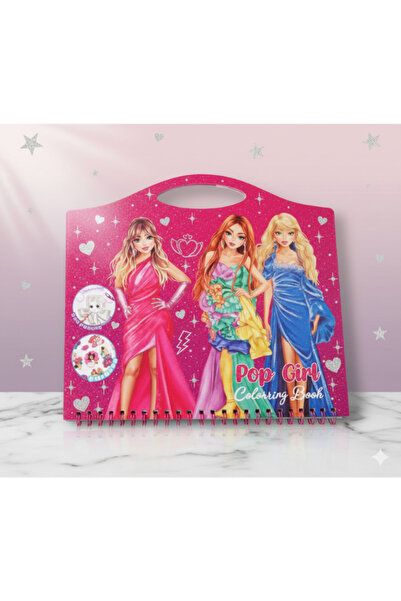 Dörtel Tedarik كتاب تلوين بتصميم حقيبة يد للفتيات