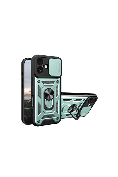 eco port iPhone 17 Pars Silicone with Lens Ring - Green