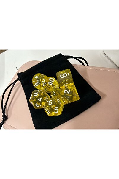 zerzembe DND Frp Zar Seti 7li Set Dnd Zarı Dungeons And Dragons Masaüstü Oyun...