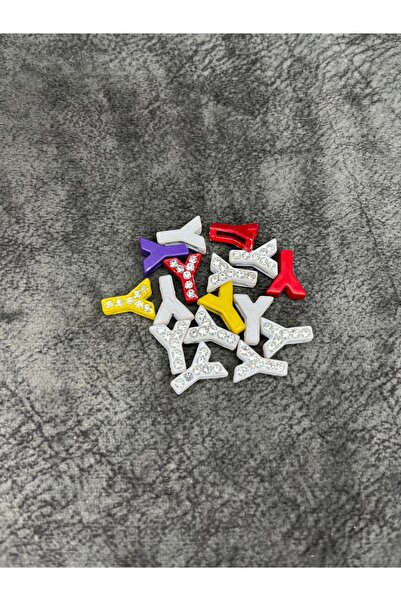 Mos Tespih 16 bucăți litera Y, culori mixte, cu litere brodate cu piatră, bră...