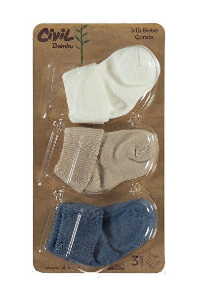 Civil Baby Bambu Basic Acetate 0-24 Months Sock Sets - Standard Standard