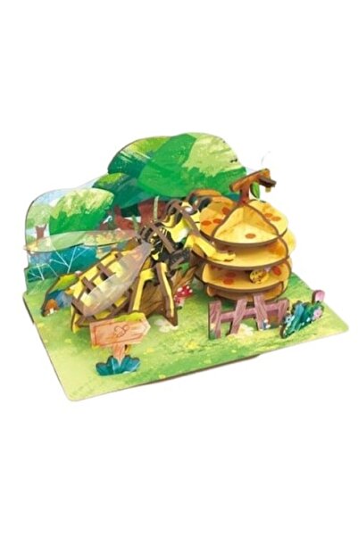 Avaleea 3D Wooden Puzzle, Bee, 43 pieces, 8+ years, Multicolor