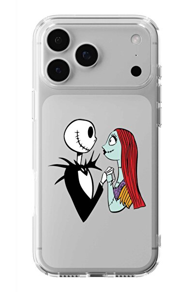 Multitronic حافظة شفافة مطبوعة بتصميم Ghost Bride متوافقة مع هاتف iPhone 17 P...