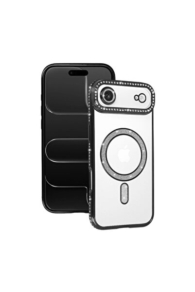 eco port iPhone 17 Air Joke Simli Magneticsafe Case - Black