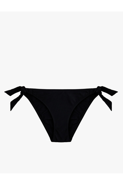 Koton Matte Fabric Bow-Tie Bikini Bottom