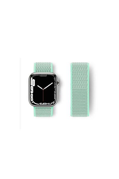 eco port Watch 38mm Compatible Mesh Hook and Loop Strap (Not a Watch) - Turqu...