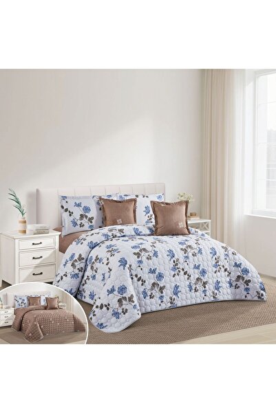 Predas Summer compressed bedspread, double size, floral pattern, 6 pieces… So...