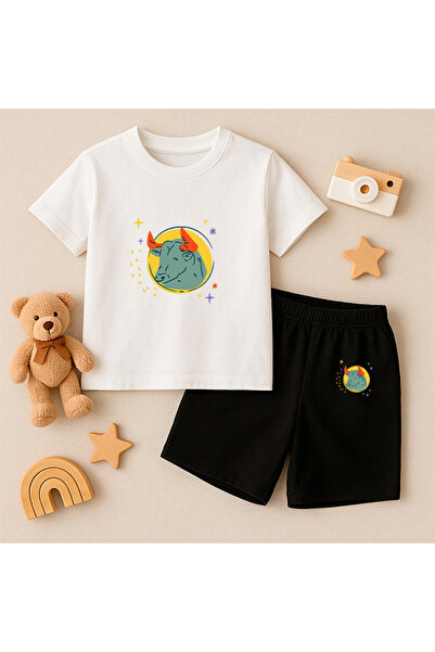 genosha Μπλουζάκι Σορτς Παιδικό Σετ 100% Βαμβάκι Άνετη Εφαρμογή Καθημερινό Χα...