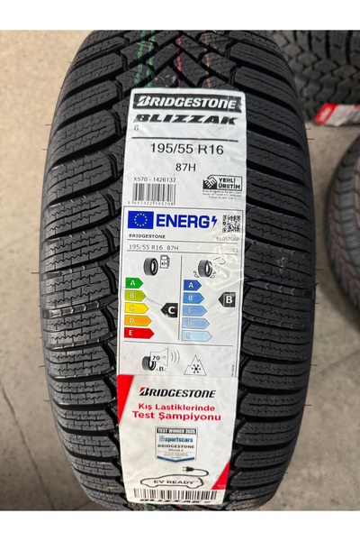Bridgestone / 195/55R16 (BLIZZAK 6) 2025 KIŞ LASTİĞİ