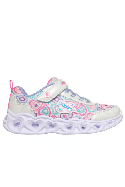 SKECHERS Heart Lights Lighted Girls' Sports Shoes 303257L 303257L-Wmlt