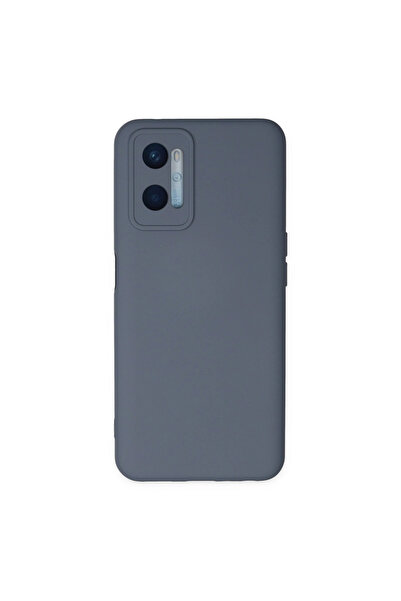 eco port Oppo A96 Case Nano Velvet Silicone Inside - Gray