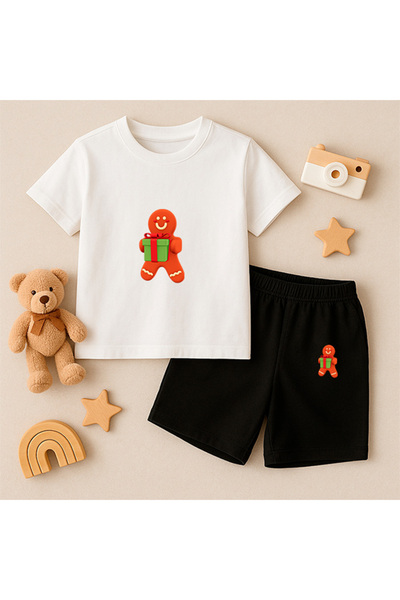 genosha Μπλουζάκι Σορτς Παιδικό Σετ 100% Βαμβάκι Άνετη Εφαρμογή Καθημερινό Χα...