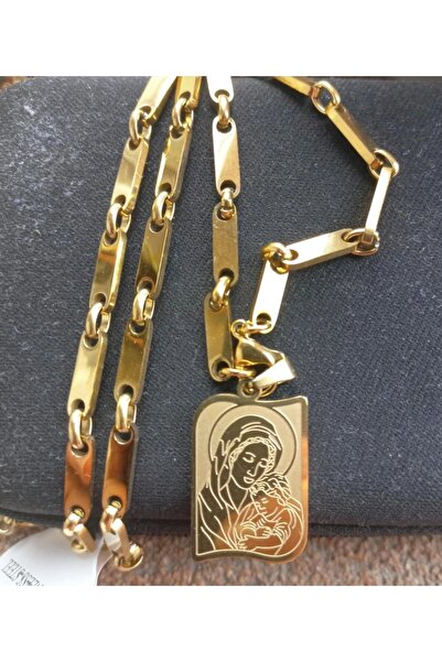 Mihasem Plated stainless steel chain and medallion