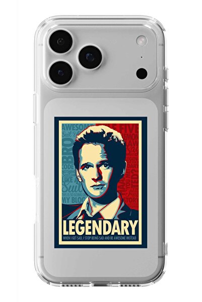 Multitronic حافظة شفافة مطبوعة بتصميم بارني الأسطوري متوافقة مع هاتف آيفون 17...