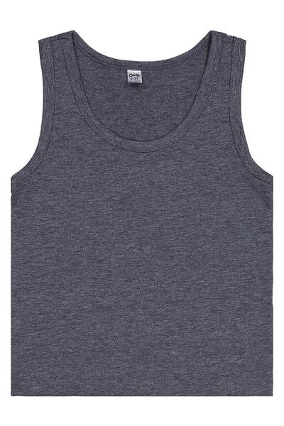 Civil Boys Gri-Siyah 2-12 Yaş Erkek Çocuk 2'li Atlet - Standart 10-11 Yaş