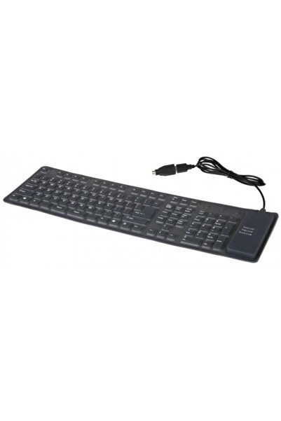 Gembird KB-109F-B εύκαμπτο, USB / PS2