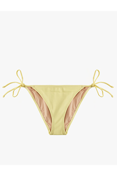Koton Drawstring Bikini Bottom with Tie Sides