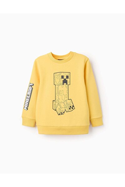 Ziddy Sweatshirt for Boys 'Minecraft', Yellow