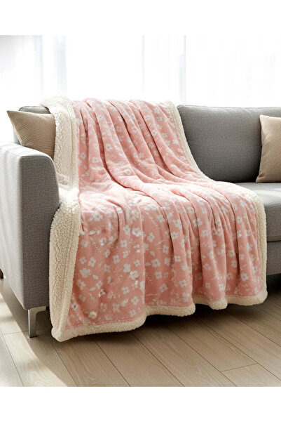 REDTAG Pink Reversible Blanket (Single)
