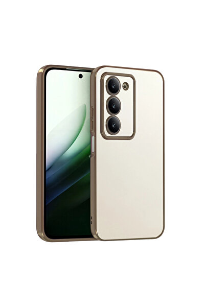 eco port ريدمي 15 4G سيليكون مع عدسة حماية للكاميرا - تيتانيوم صحراوي