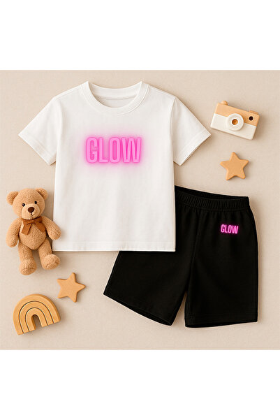 genosha Μπλουζάκι Σορτς Παιδικό Σετ 100% Βαμβάκι Άνετη Εφαρμογή Καθημερινό Χα...