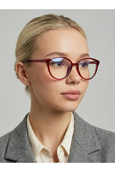 VEGA EYEWEAR Katya Bordo Renk Mavi ışık korumalı Gözlük Pinterest Modelleri