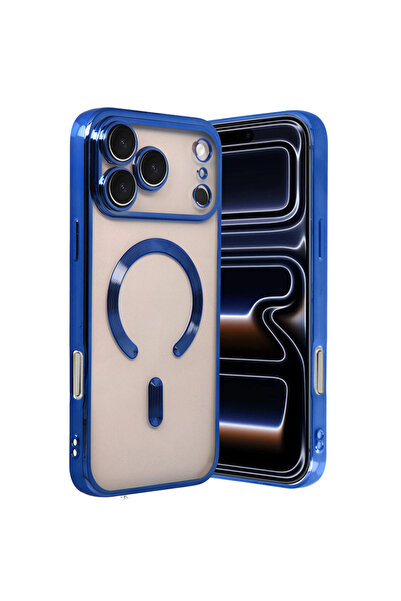 eco port غطاء آيفون 17 برو ماكس كروس مغناطيسي - أزرق داكن