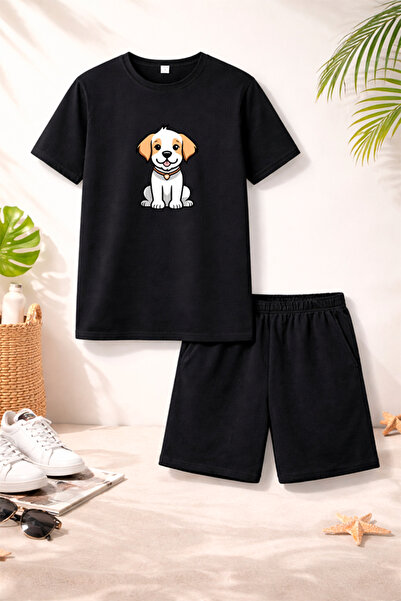 genosha T-shirt Kratke hlače Dječji set 100% Pamuk Udoban kroj Ležeran Slatki...