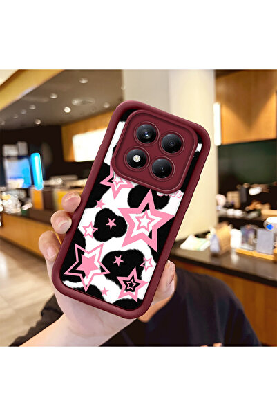 Hontinga Shockproof Simple Claret Red Silicone Phone Case Compatible with Red...